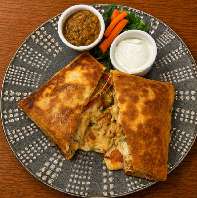 Crab Quesadilla.