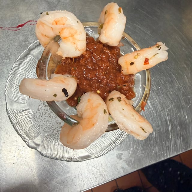 Classic Prawn Cocktail.