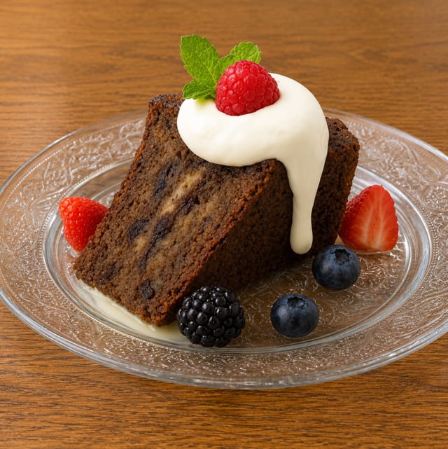 Chocolate Mousse Cake.